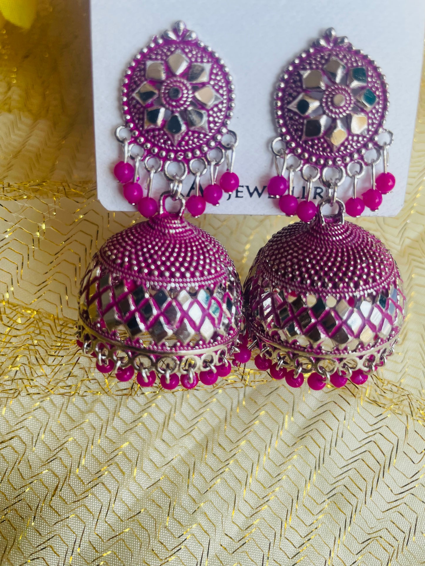 KALPANA PINK JHUMKIS