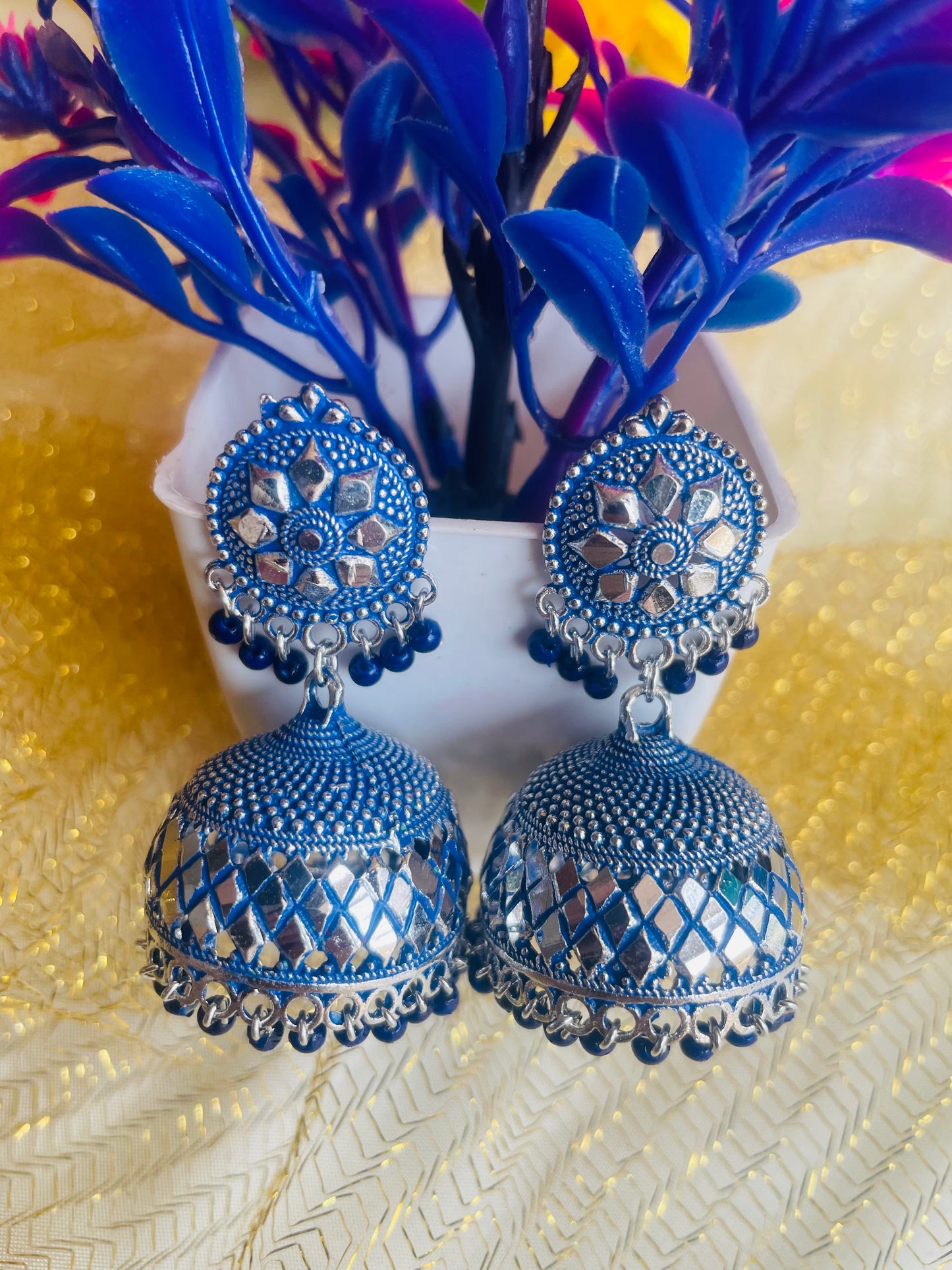 KALPANA BLUE JHUMKIS