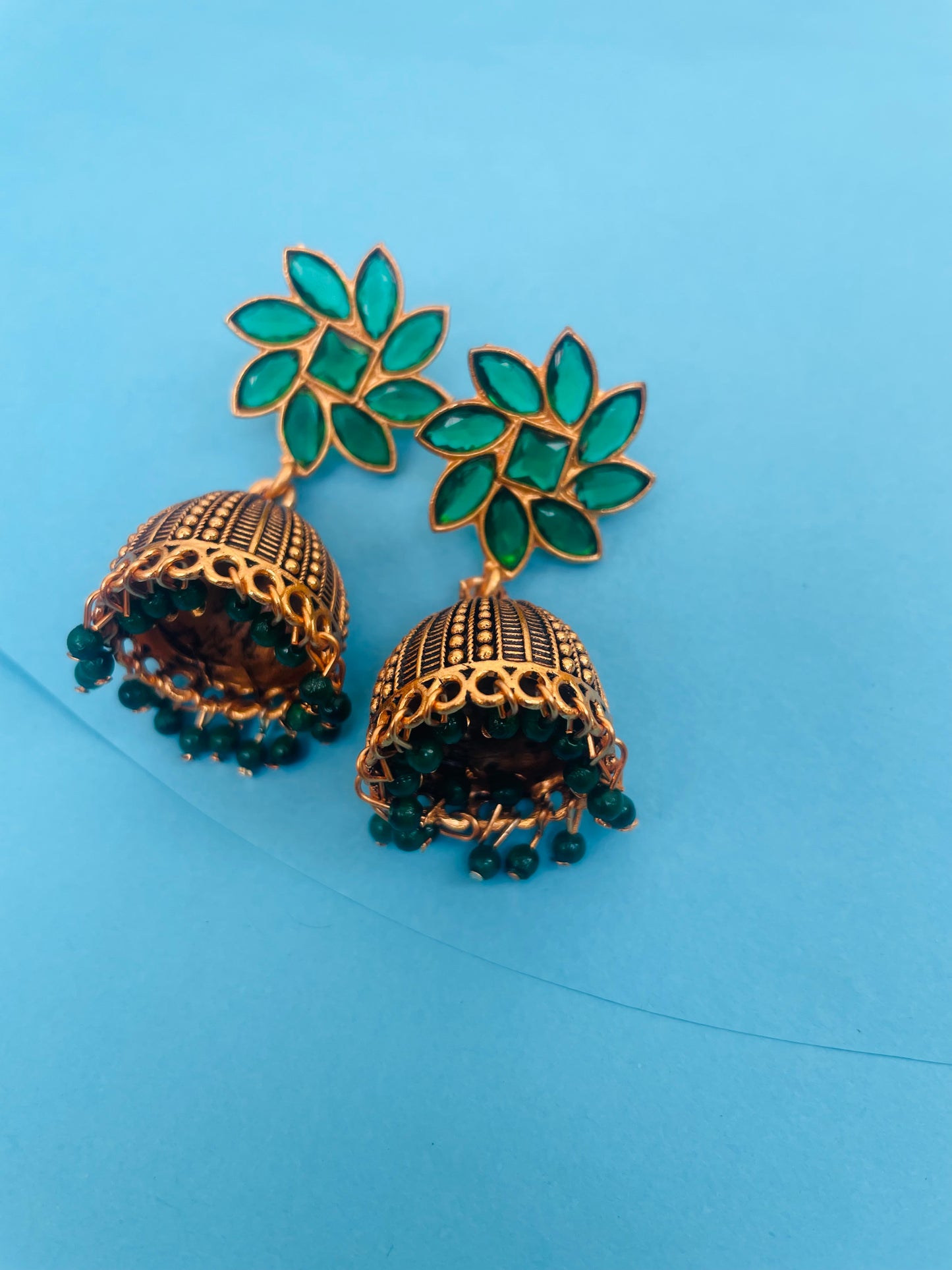 AARADHYA JHUMKA GREEN