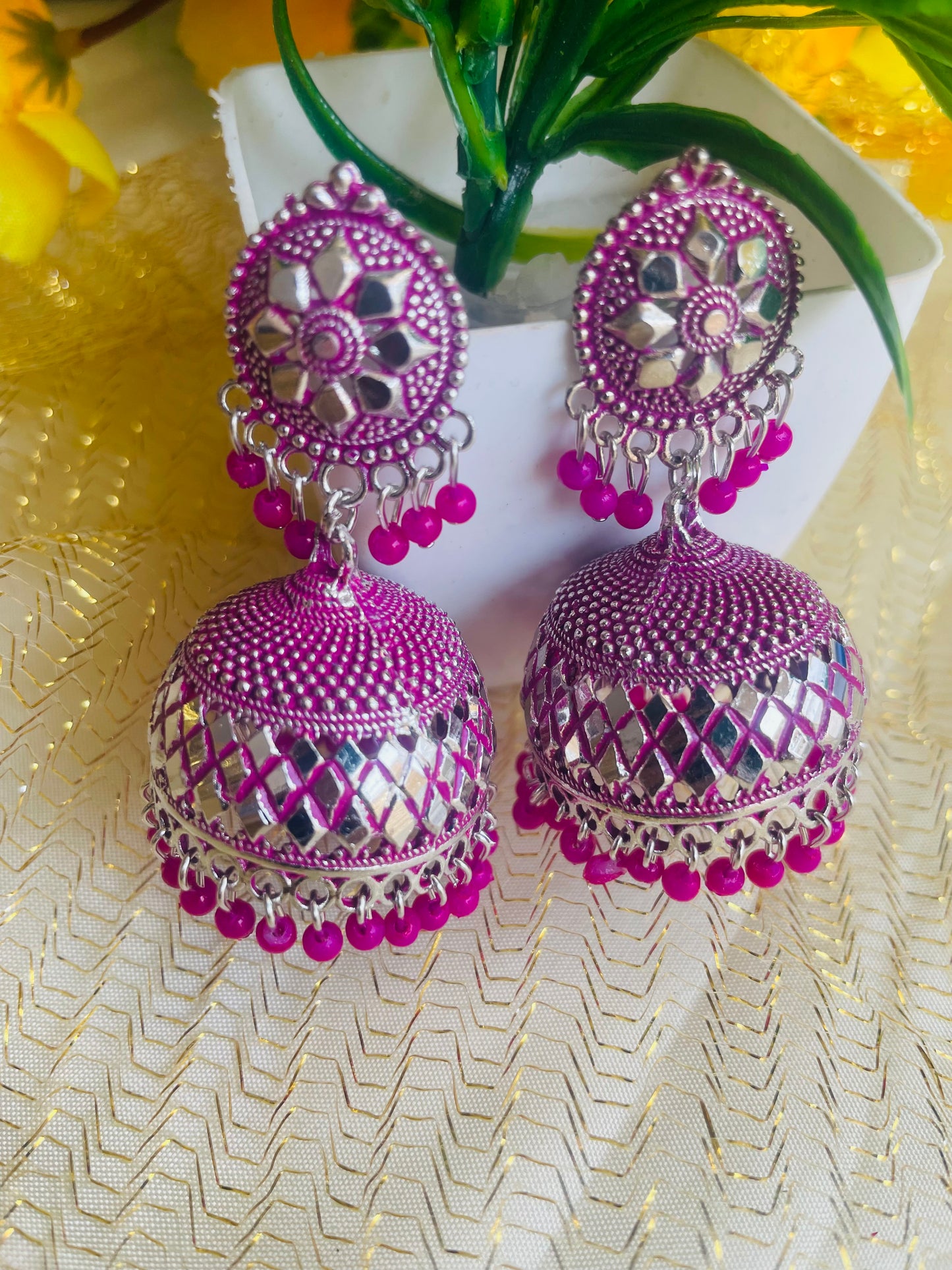 KALPANA PINK JHUMKIS