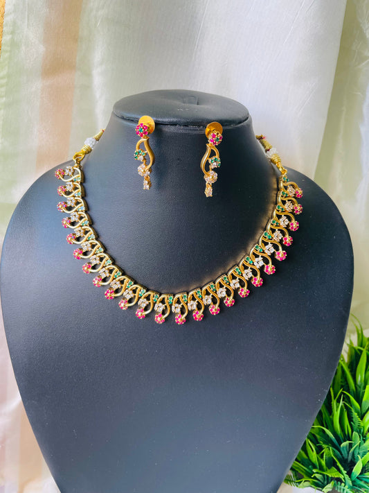 Vrishabha premium necklace