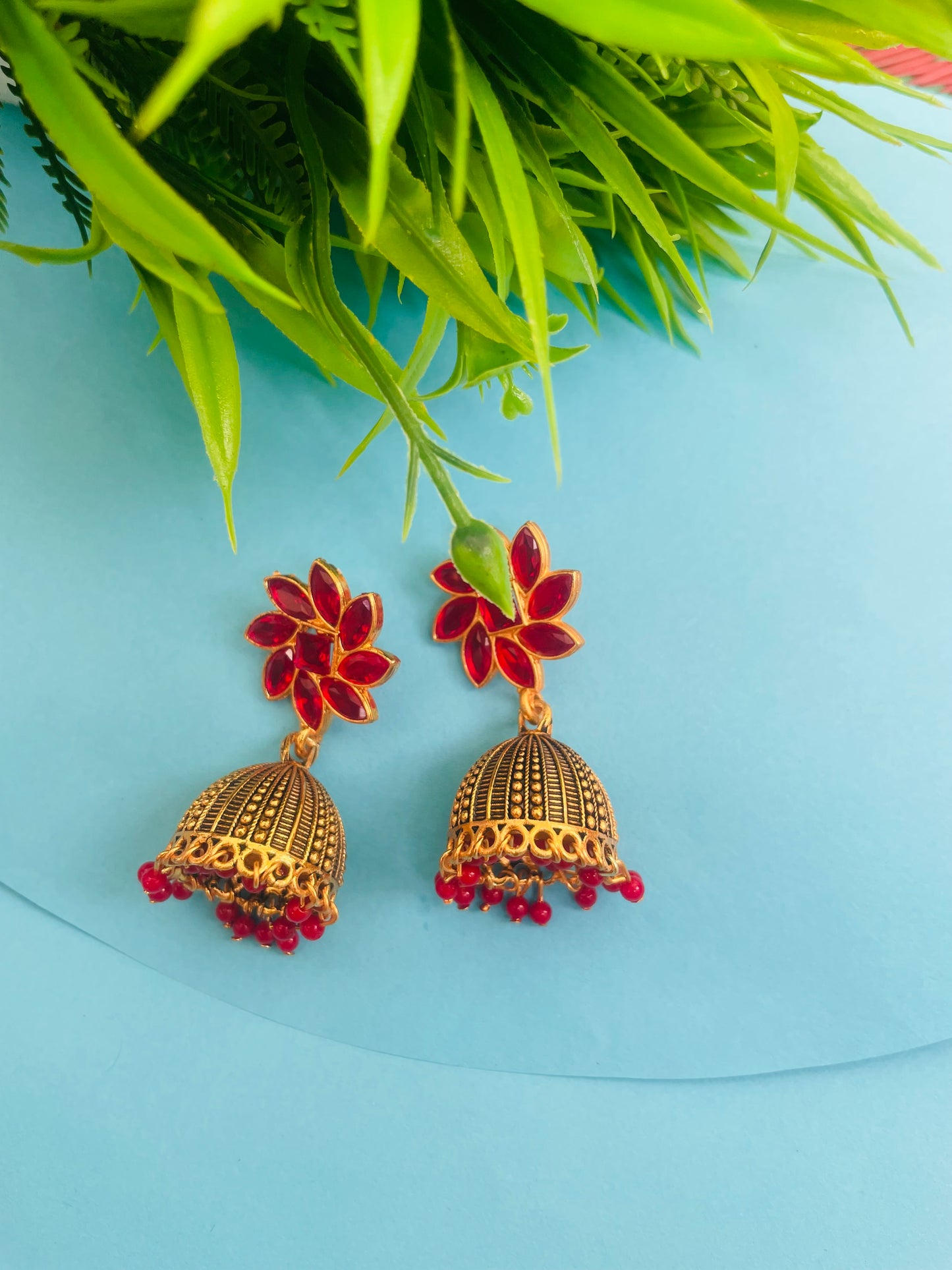 AARADHYA JHUMKA RED