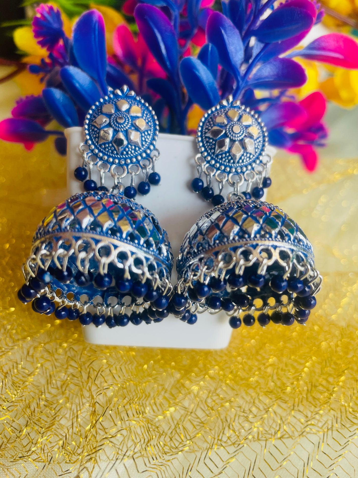 KALPANA BLUE JHUMKIS