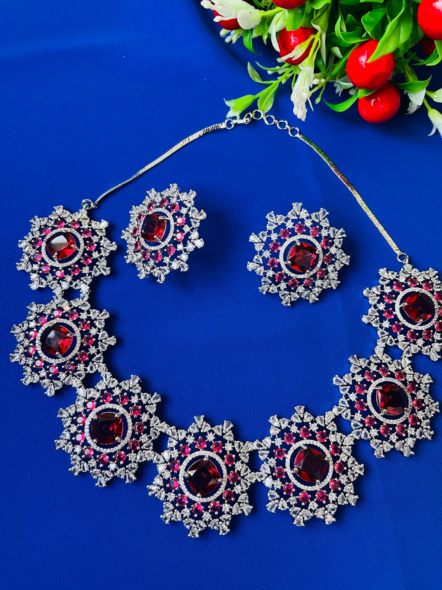 BRIDAL NECKLACE SET-Elegance125