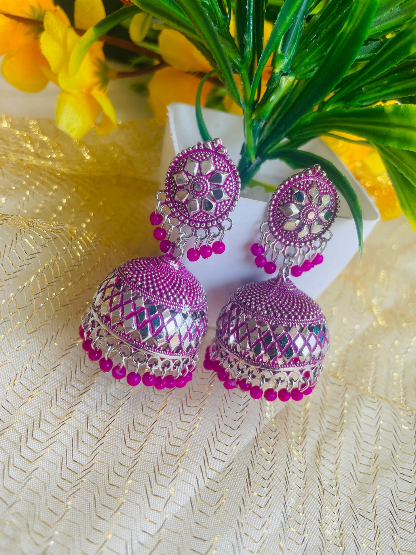 KALPANA PINK JHUMKIS