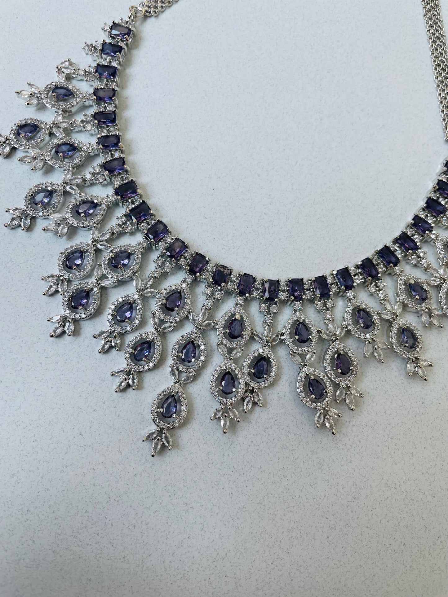 ZIRCONIA BRIDAL NECKLACE - Elegance33