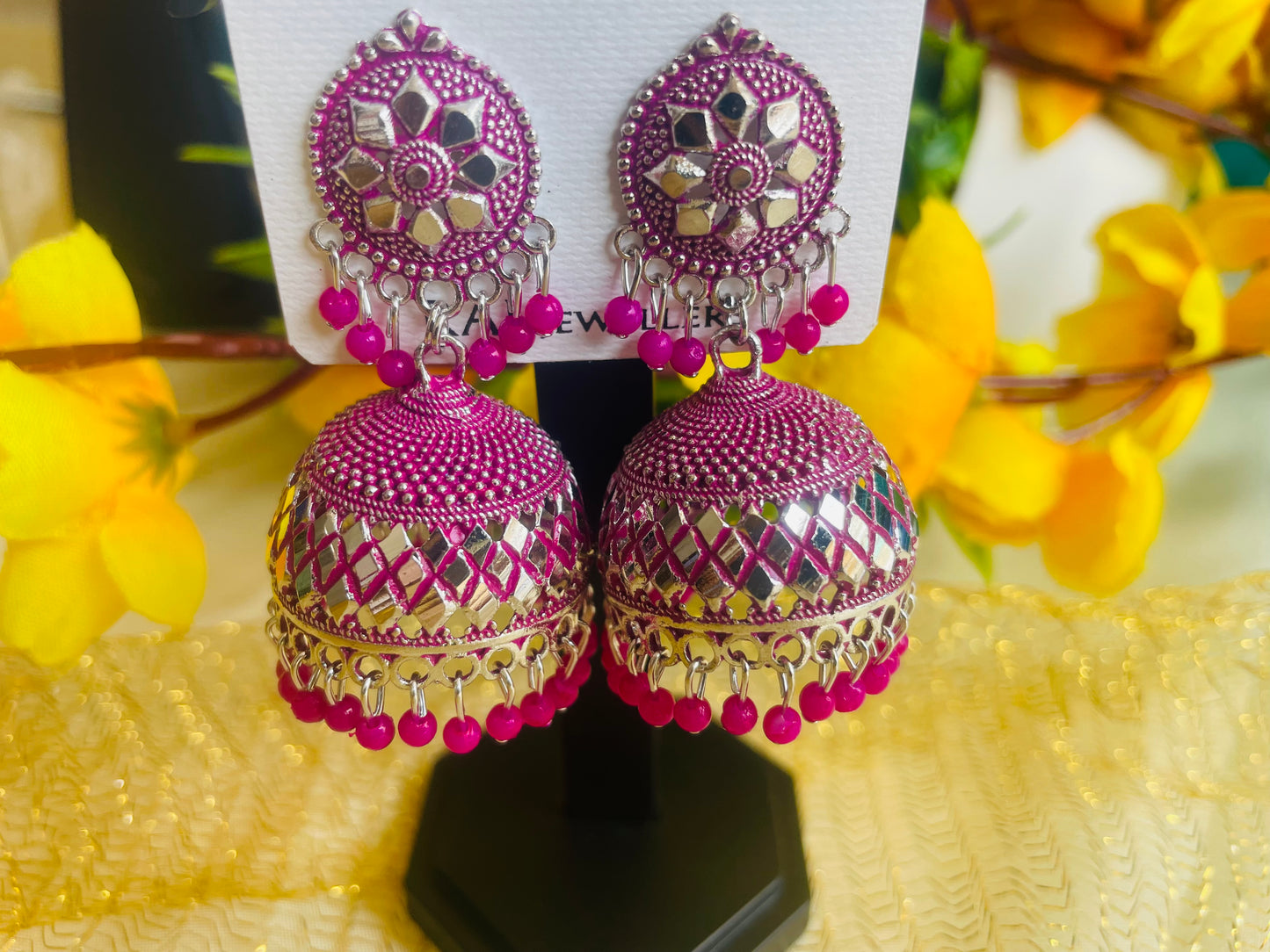 KALPANA PINK JHUMKIS