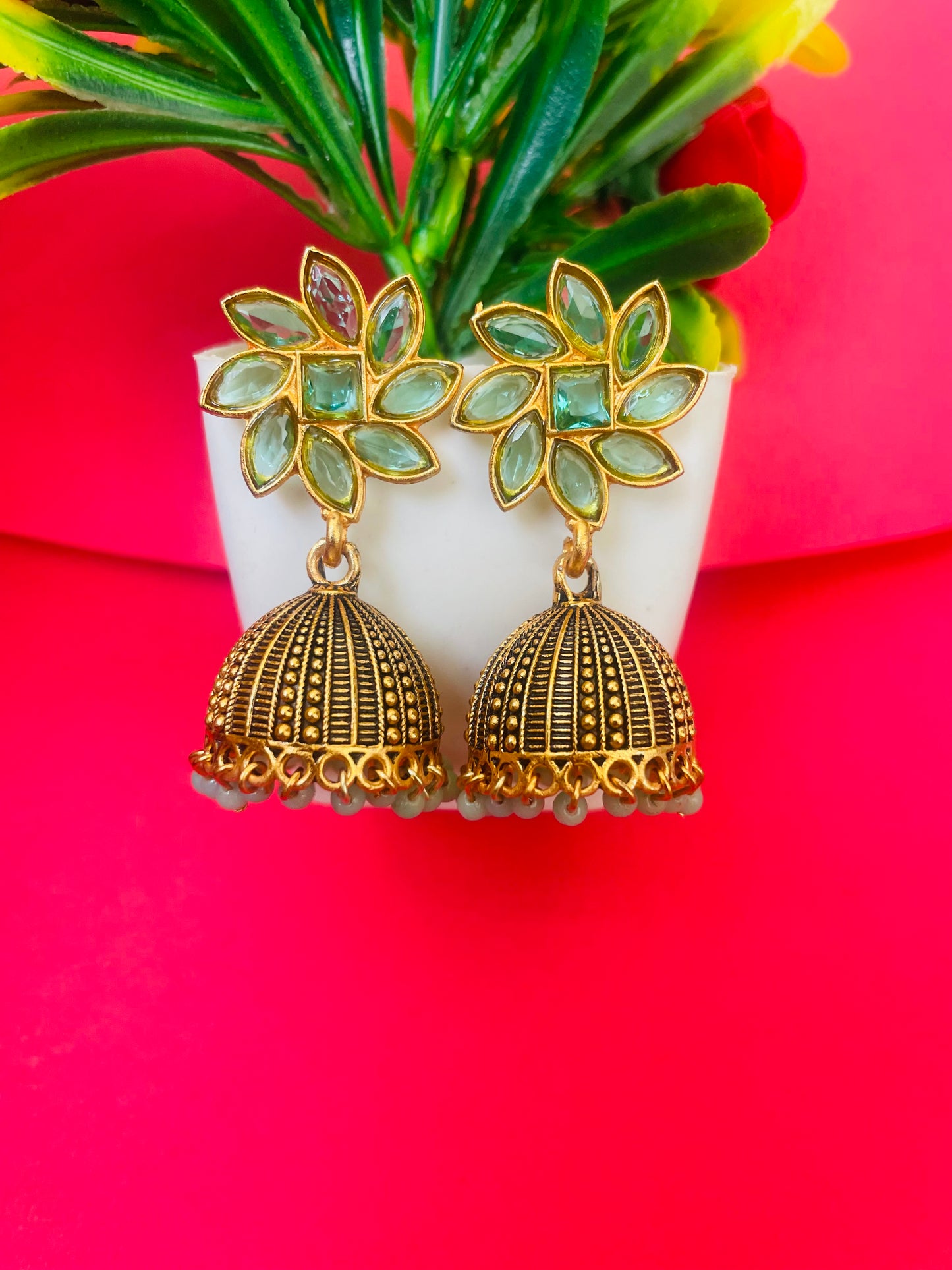 AARADHYA JHUMKA RAAMA GREEN