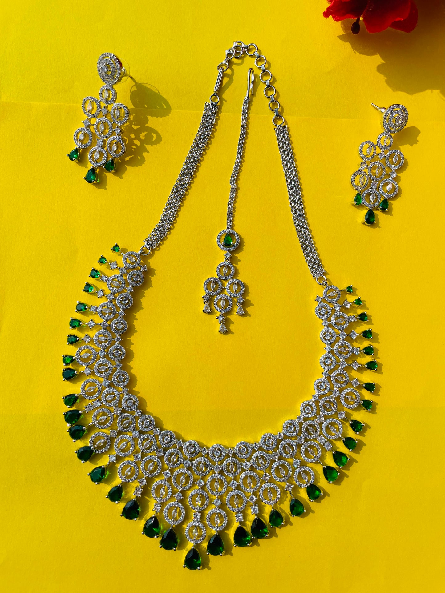 ZIRCONIA BRIDAL NECKLACE - Elegance28 – Sringara by Smitha Gowda