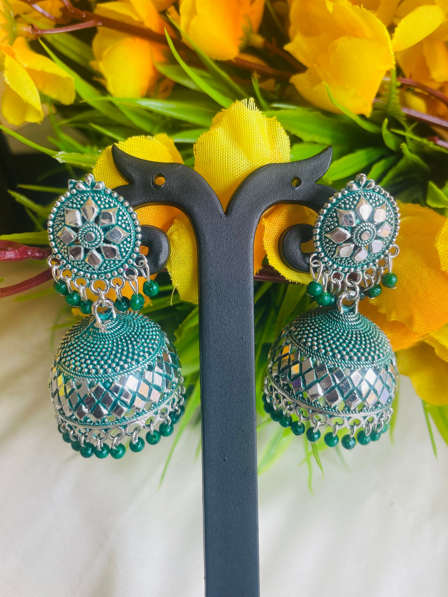 KALPANA GREEN JHUMKIS