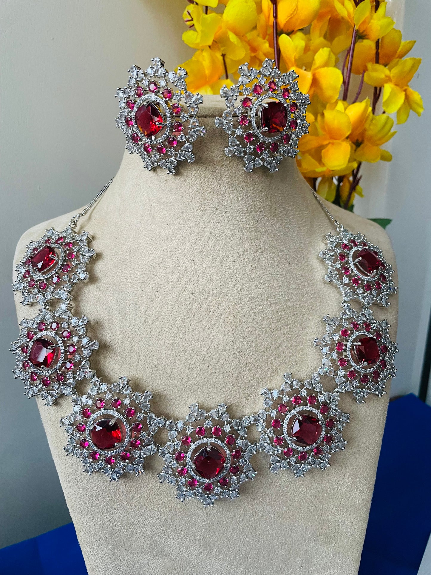 BRIDAL NECKLACE SET-Elegance125